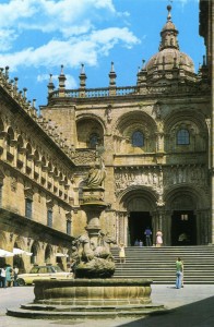 Compostela - katedrála, vstupní brána